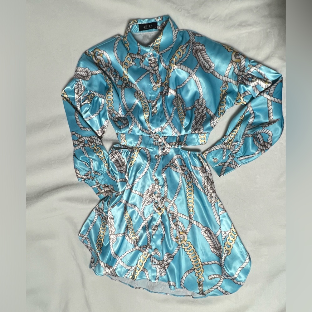 Akira Blue Jumpsuit